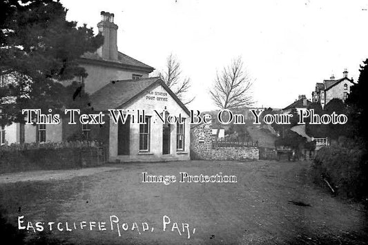 CO 1441 - Eastcliffe Road & Post Office, Par, Cornwall c1915