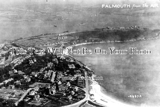 CO 1445 - Falmouth From The Air, Cornwall