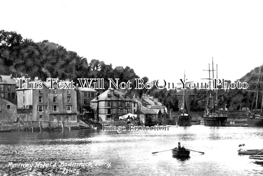 CO 1455 - Railway Hotel & Bodinnick Ferry, Fowey, Cornwall