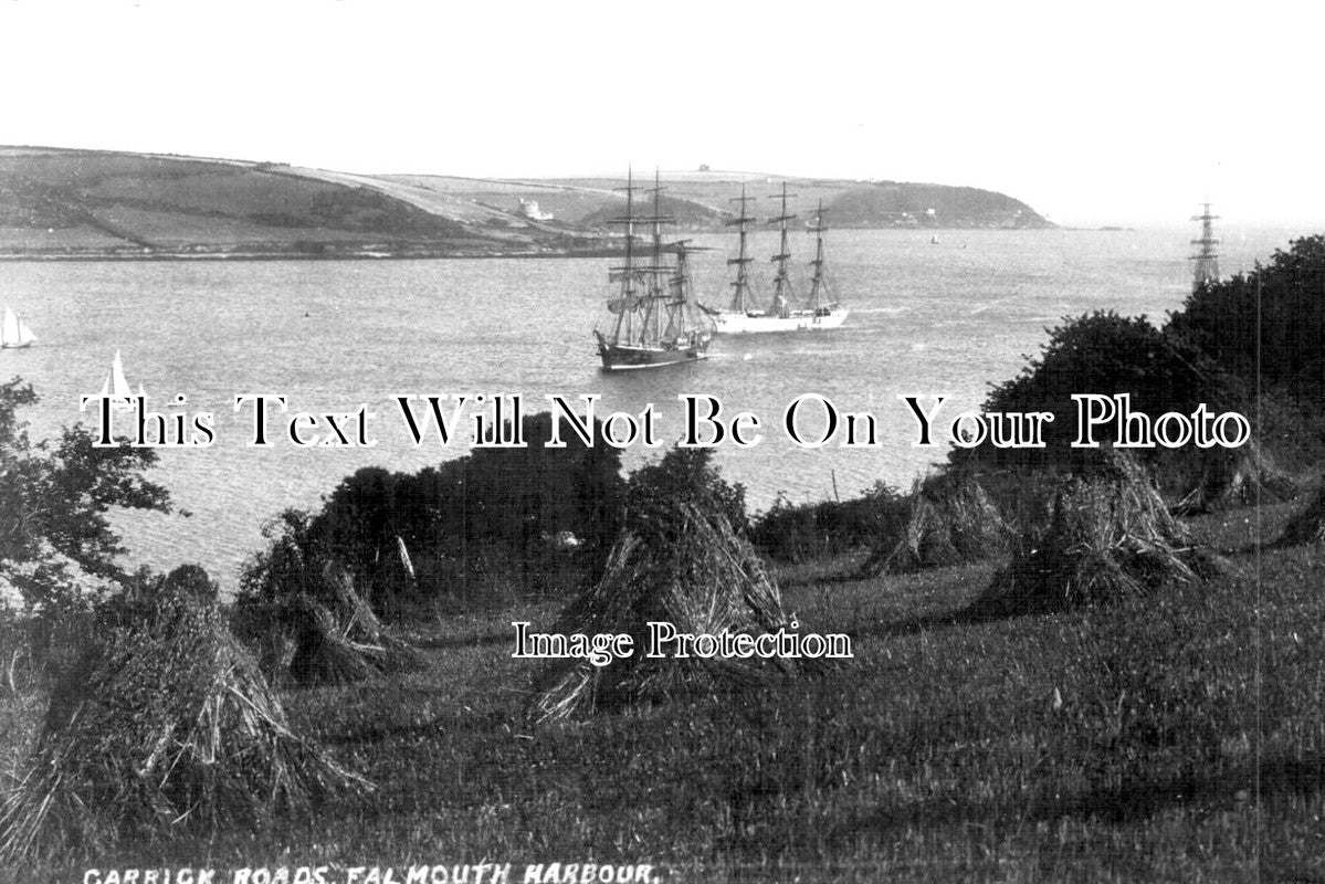 CO 1478 - Carrick Roads, Falmouth Harbour, Cornwall