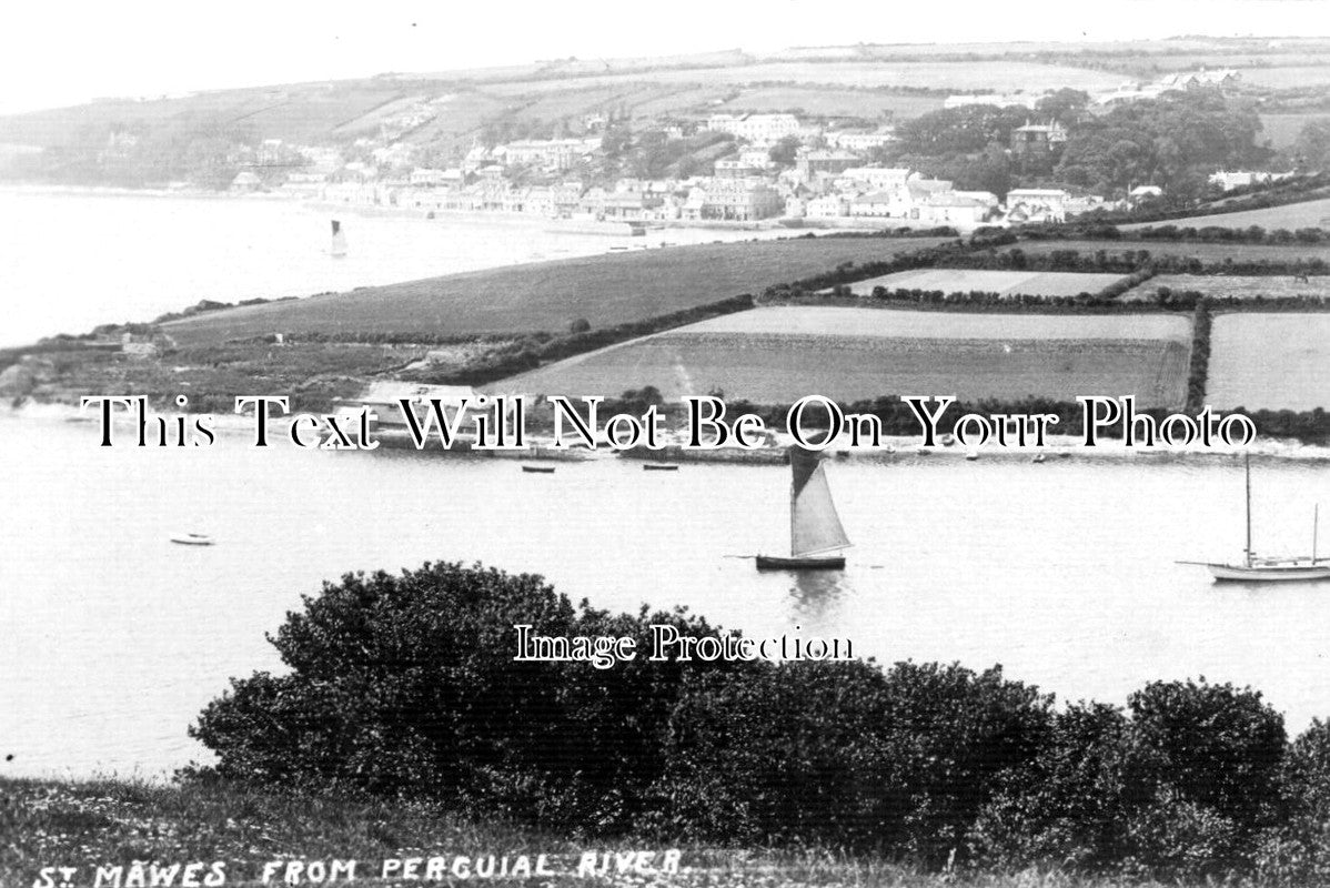 CO 1481 - St Mawes From Percuial River, Cornwall