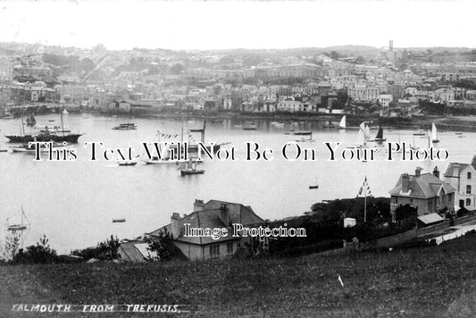CO 1484 - Falmouth From Trefusis, Cornwall