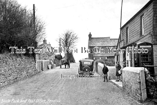 CO 1529 - Slade Park & Post Office, Pensilva, Cornwall