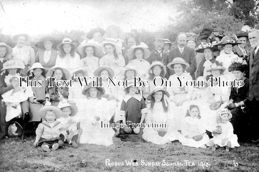 CO 1590 - Probus Wes Sunday School Tea, Truro, Cornwall 1913