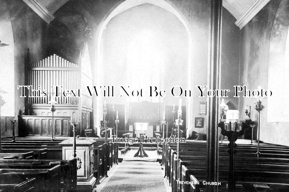 CO 1593 - Trevenson Church Interior, Cornwall