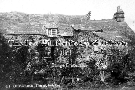 CO 1607 - Old Post Office Tintagel From Rear, Cornwall