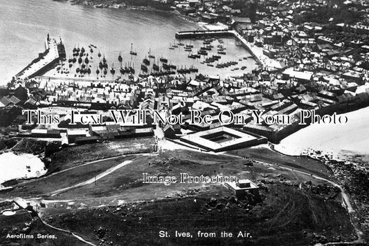 CO 1640 - St Ives From The Air, Cornwall
