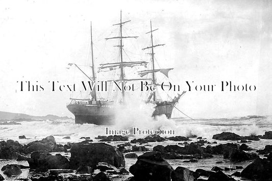 CO 1641 - Shipwreck Saluto, Mounts Bay, Penzance, Cornwall 1911