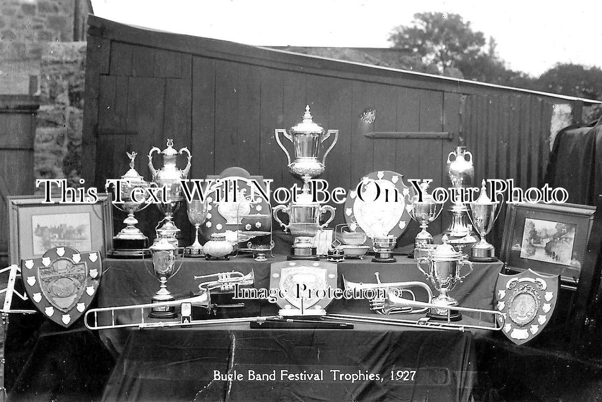 CO 1644 - Bugle Band Festival Trophies, Cornwall 1927