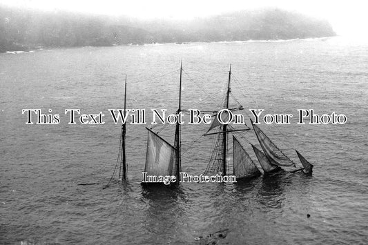 CO 1675 - Schooner Mildred Shipwreck, Gurnards Head, Scilly Isles, Cornwall 1912