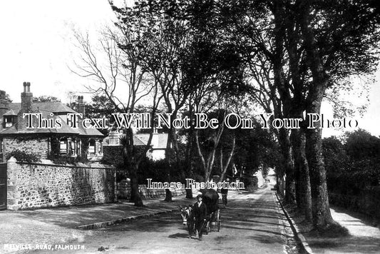 CO 1691 - Melville Road, Falmouth, Cornwall c1910