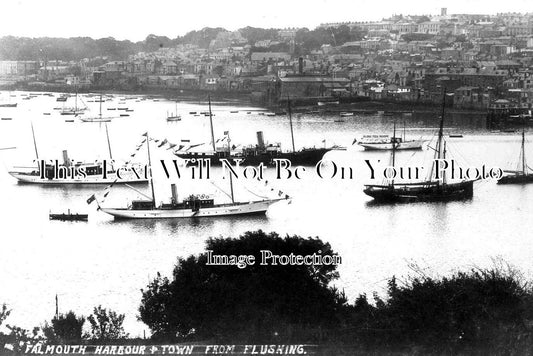 CO 1692 - Falmouth Harbour From Flushing, Cornwall