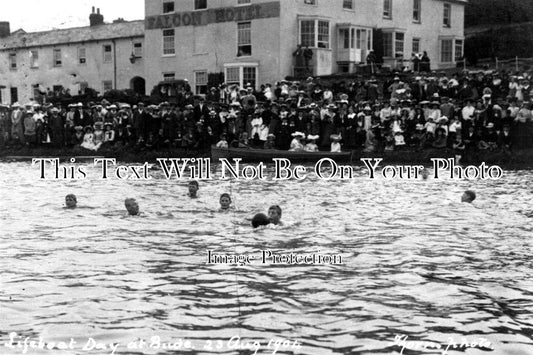 CO 17 - Lifeboat Day, Bude, Cornwall 1904 Falcon Hotel