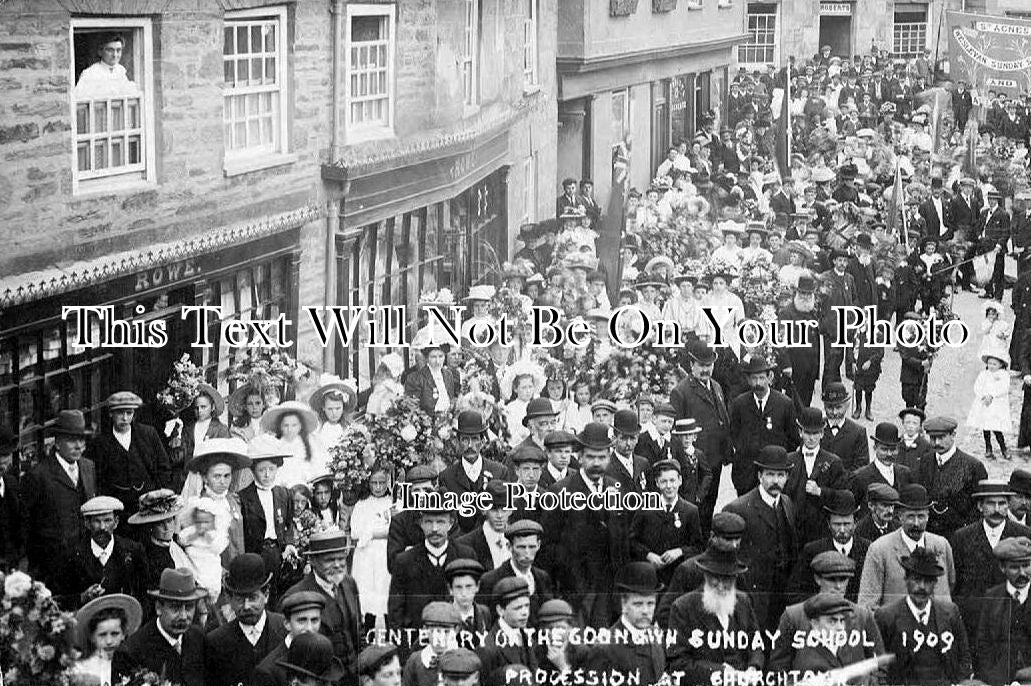 CO 170 - Centenary Of The Goonown Sunday School, Cornwall c1909