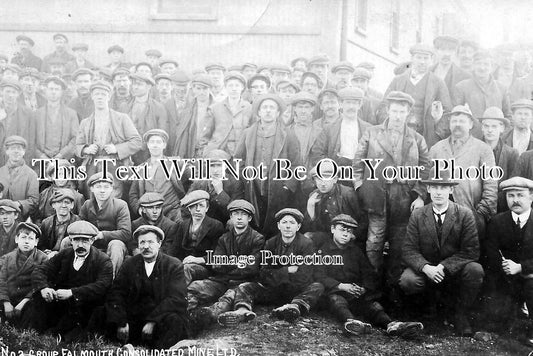 CO 1706 - Cornish Miners, Consolidated Mine Ltd, Falmouth, Cornwall