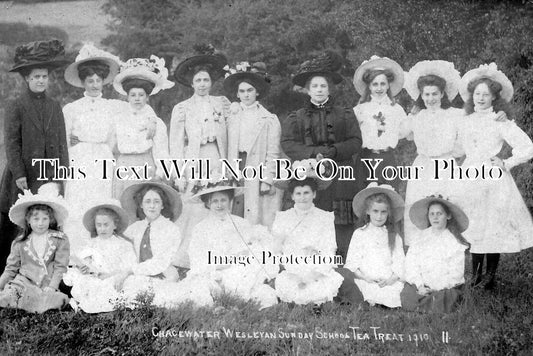CO 1767 - Chacewater Wesleyan Sunday School Tea Treat, Cornwall 1910