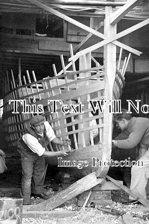 CO 1774 - Launch Being Built, St Marys, Scilly Isles, Cornwall