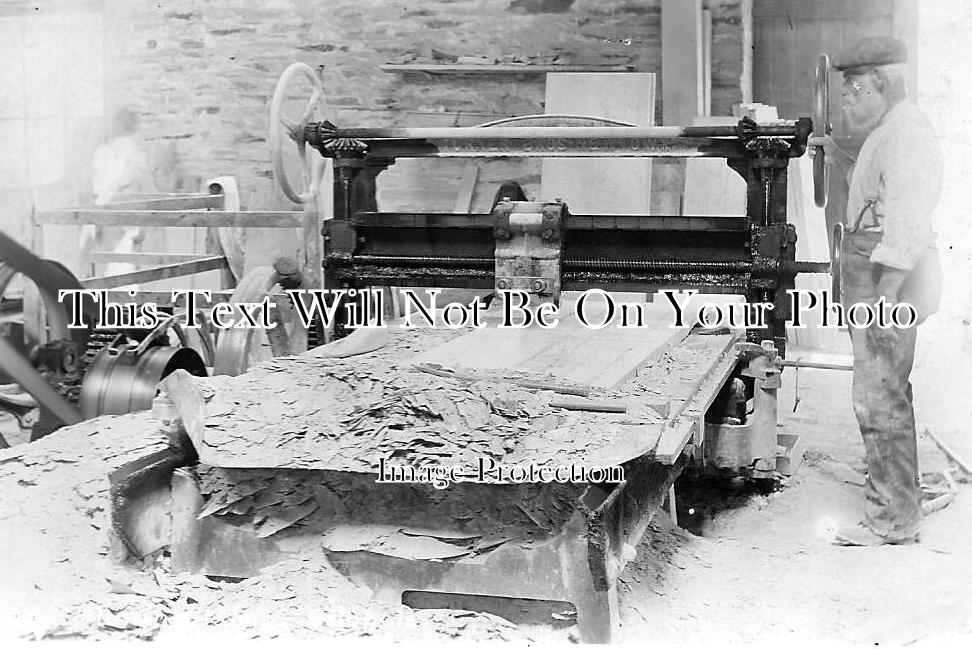 CO 1824 - Slate Cutting Machine, Delabole Slate Quarry, Cornwall