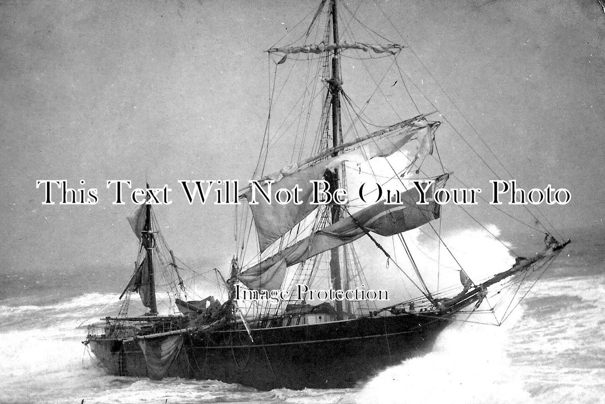 CO 1838 - Shipwreck Of Noisel, Praa Sands, Mounts Bay, Cornwall 1905