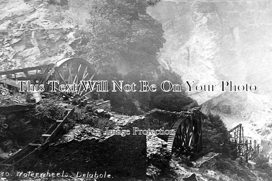 CO 1868 - Waterwheels At Delabole Slate Quarry, Cornwall
