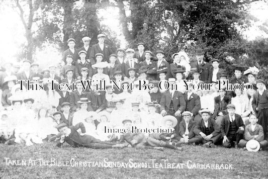 CO 1871 - Carharrack Bible Christian Sunday School Tea Treat, Cornwall