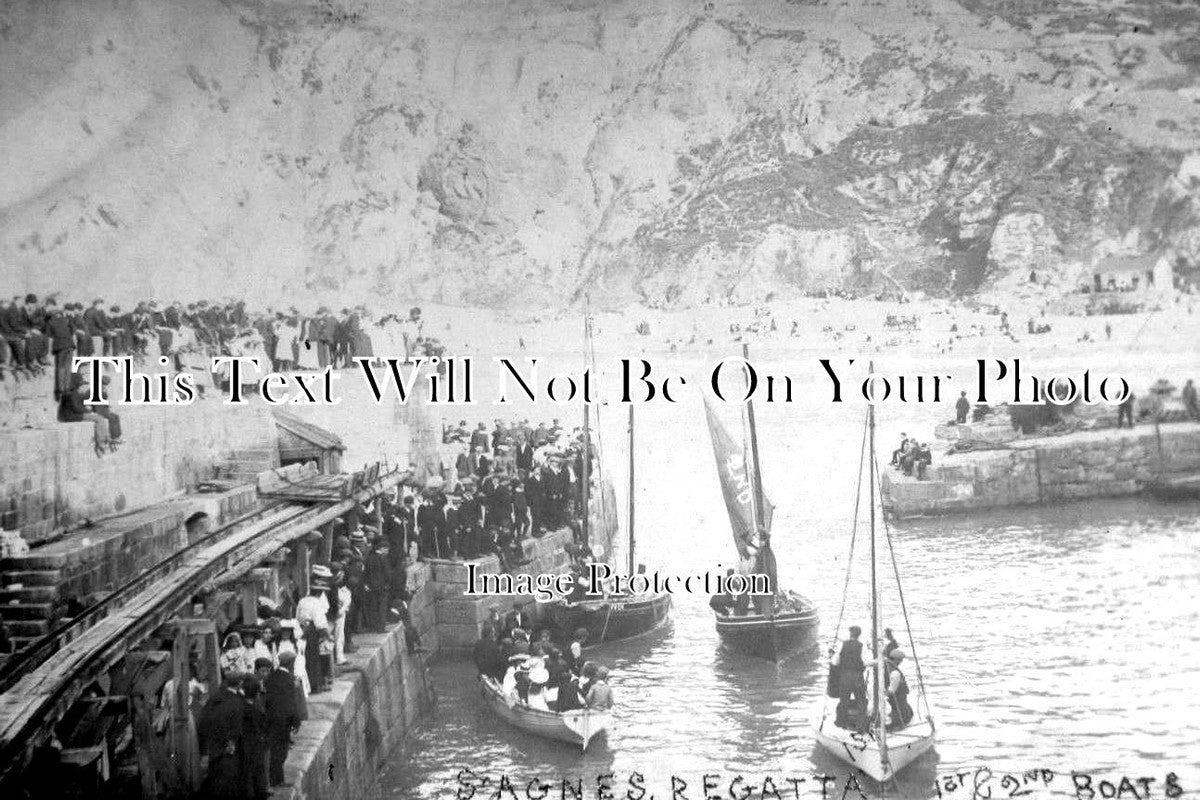 CO 1916 - St Agnes Regatta 1st & 2nd Boats Harbour, Cornwall
