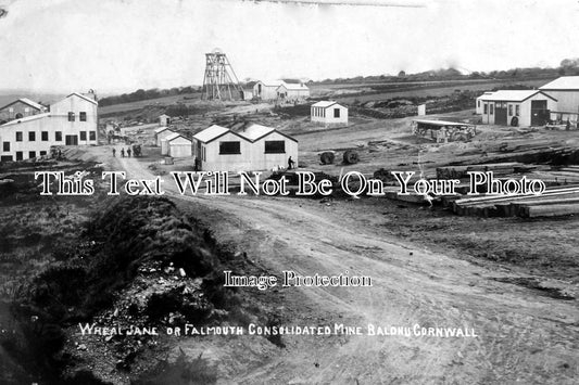 CO 192 - Wheal Jane, Falmouth Consolidated Mine Baldhu, Cornwall