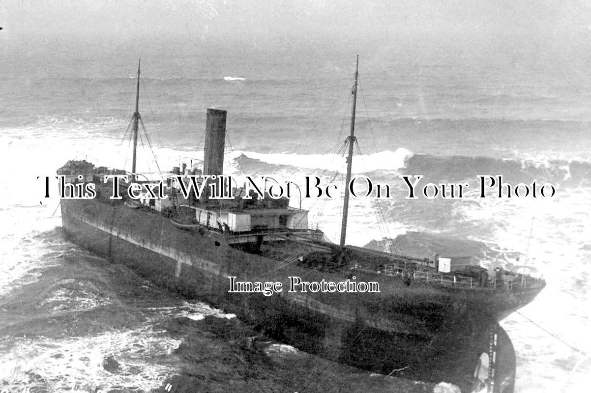 CO 1940 - Shipwreck Of Woodbridge At Dorthmouth, Bude, Cornwall 1915