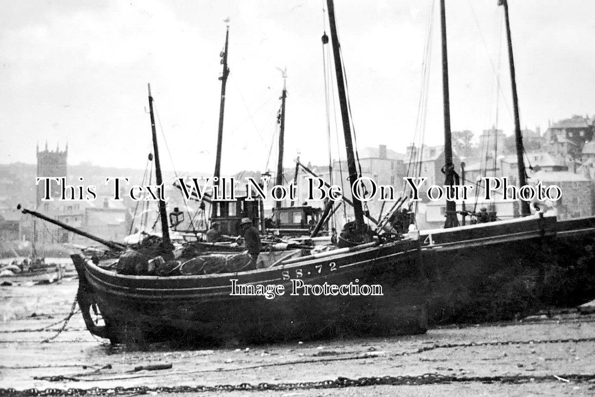 CO 1966 - St Ives Herring Boats, Cornwall