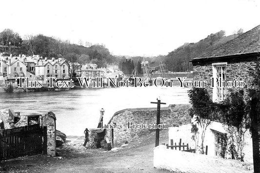 CO 2045 - Fowey From Boddinnic, Cornwall