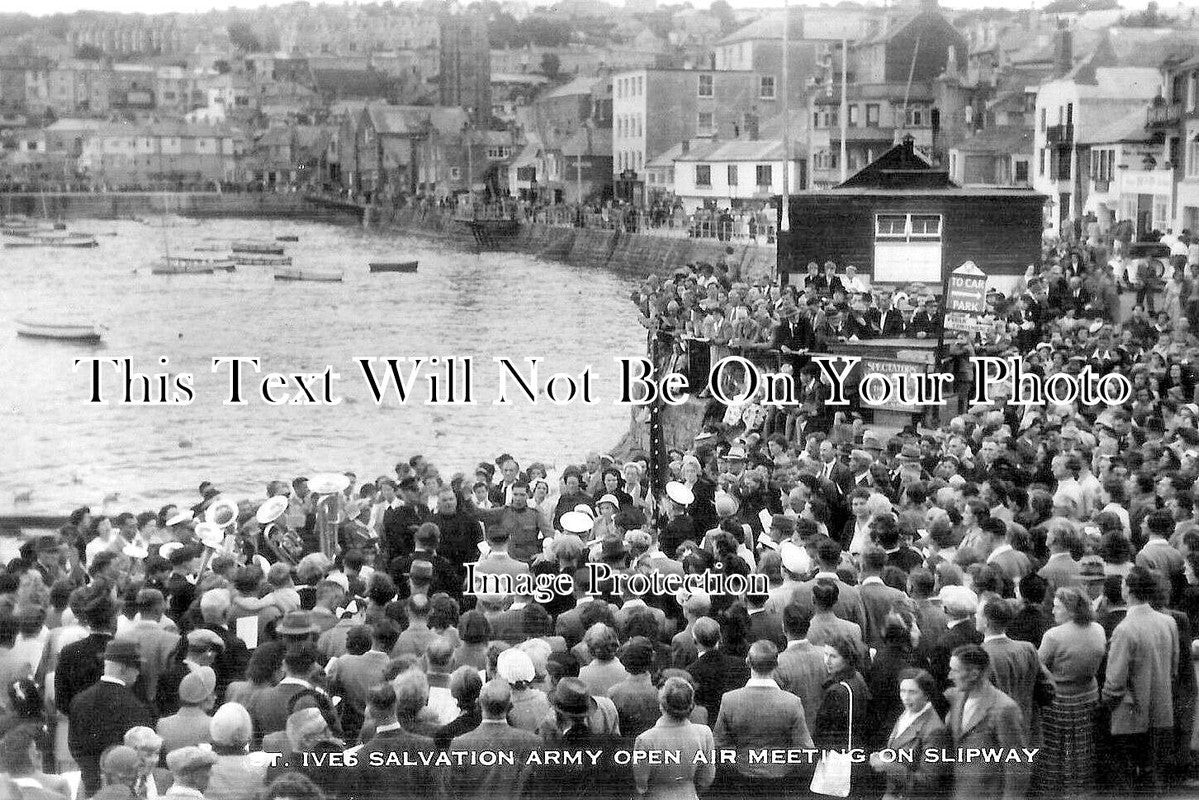 CO 2056 - Salvation Army Open Air Meeting, St Ives, Cornwall