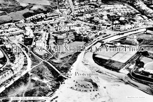 CO 2095 - Aerial View Of Bude, Cornwall