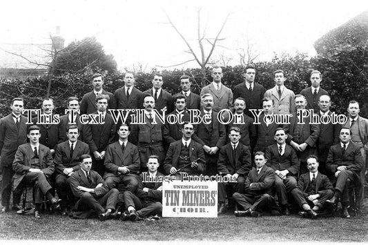 CO 2104 - The Unemployed Tin Miners Choir, Redruth, Cornwall