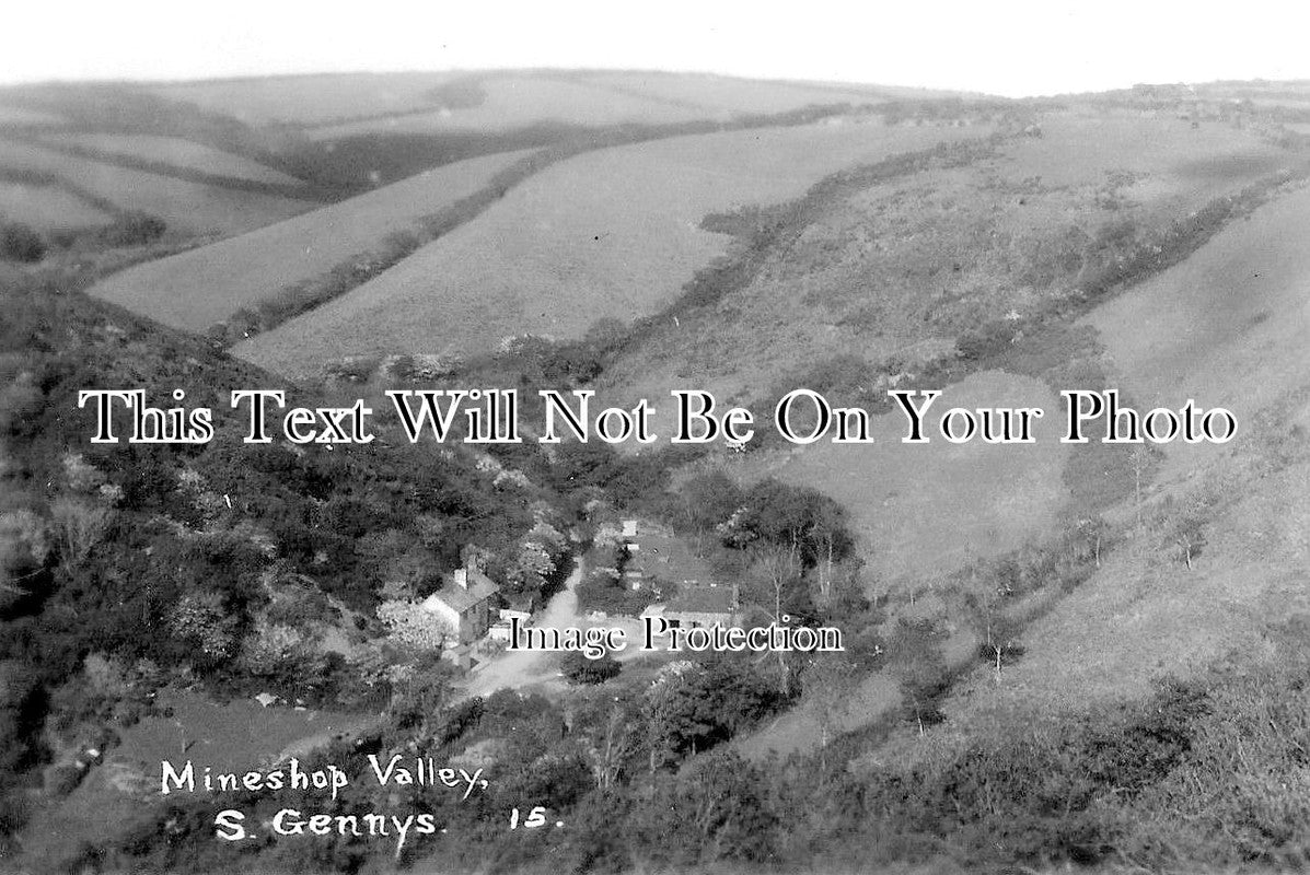 CO 2108 - Mineshop Valley, St Gennys, Cornwall c1929
