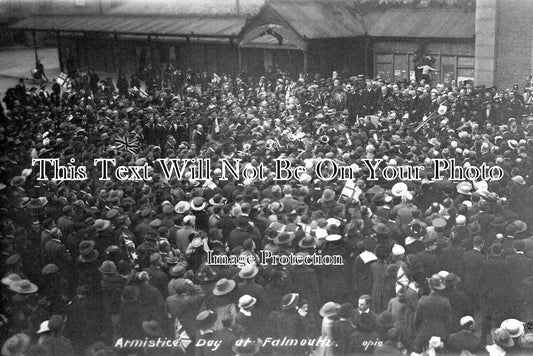 CO 2122 - Falmouth Armistice Day, Cornwall 1918