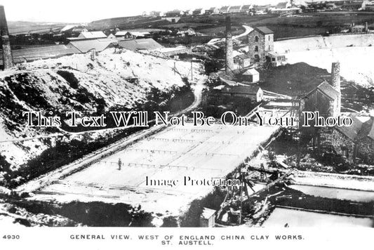 CO 2139 - China Clay Works, St Austell, Cornwall c1915