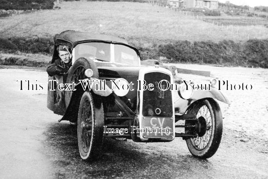 CO 2140 - BSA Car At Swanpool, Falmouth, Cornwall c1935