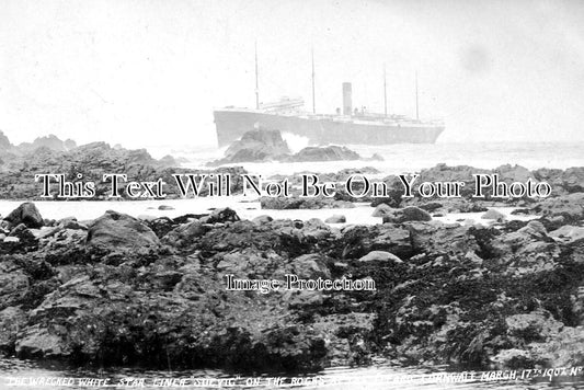 CO 2142 - Wrecked White Star Liner Suevig, The Lizard, Cornwall 1907