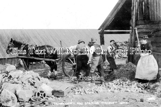 CO 2149 - Carn Brea Tincroft Mine Workers, Redruth, Cornwall c1910