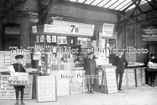 CO 2186 - Wymans Bookstall, Redruth Railway Station, Cornwall