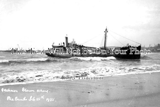 CO 2208 - Archmor Shipwreck, Par, Cornwall 1935