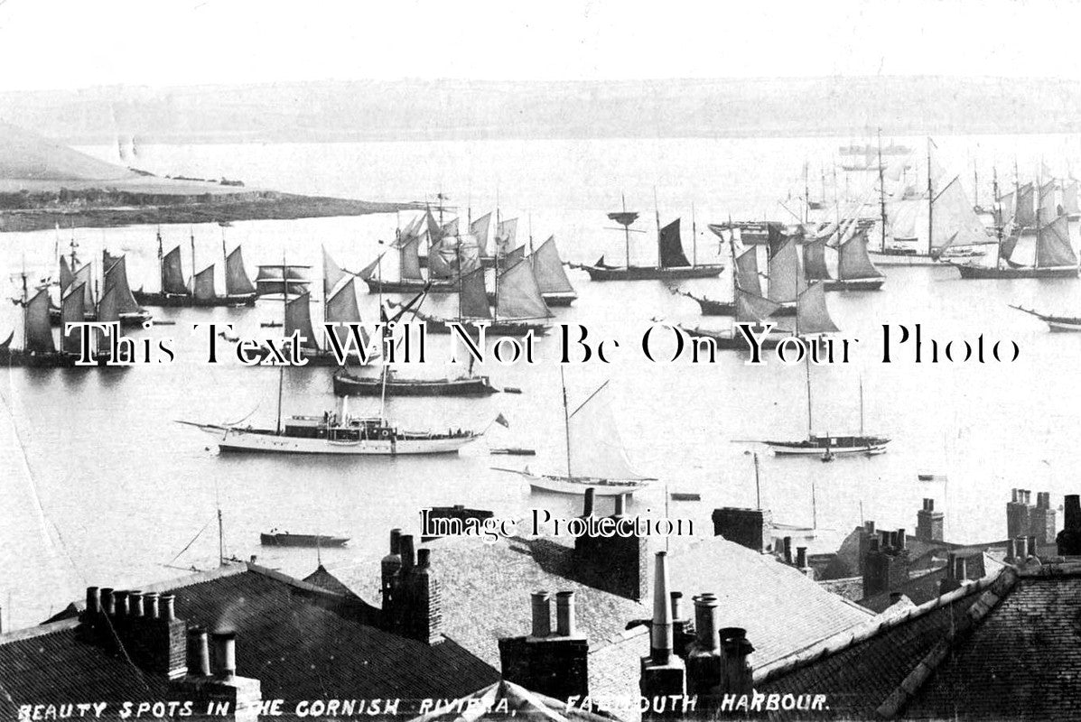 CO 2229 - Falmouth Harbour, Cornwall c1910