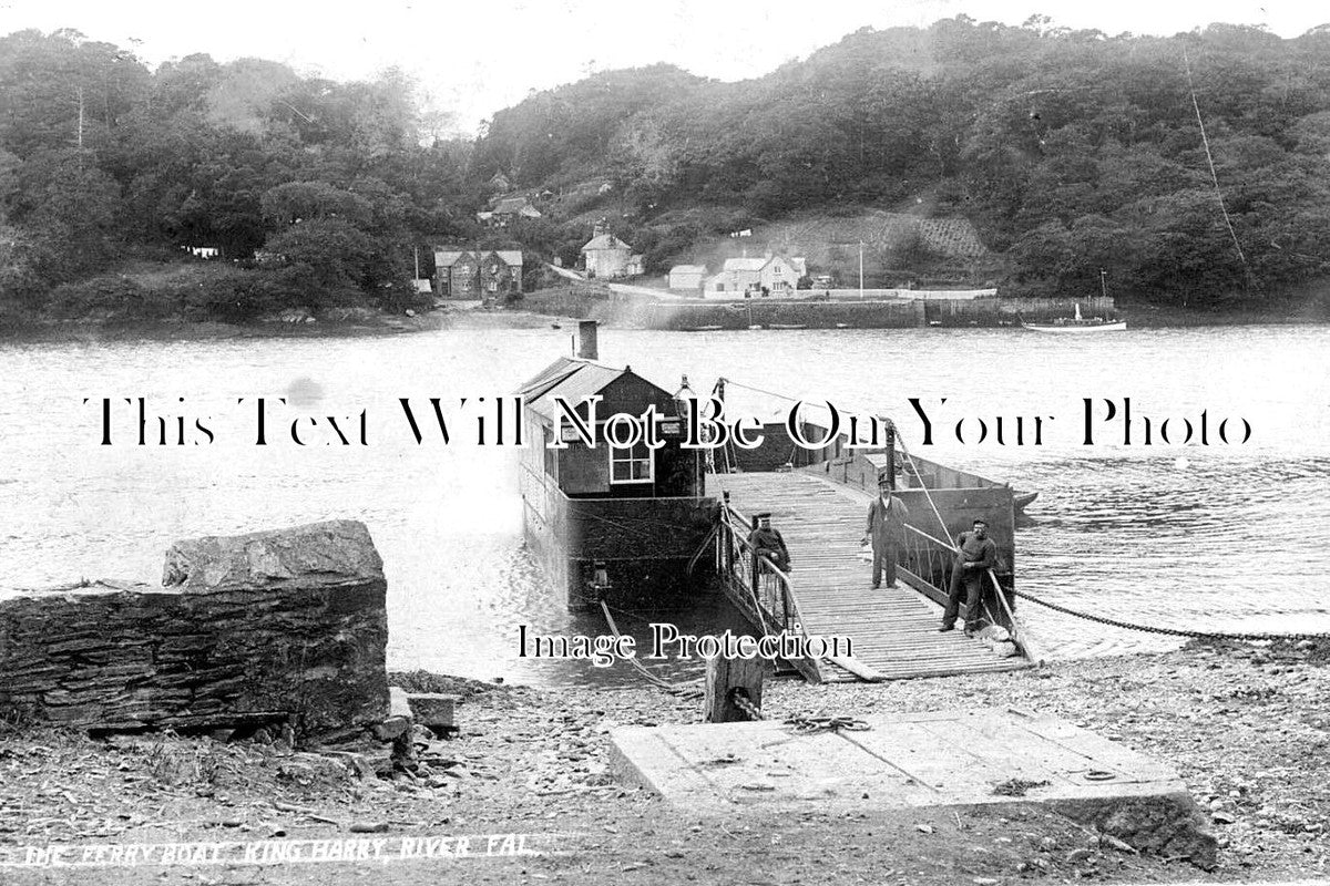 CO 2237 - King Harry Steam Ferry, Cornwall c1912