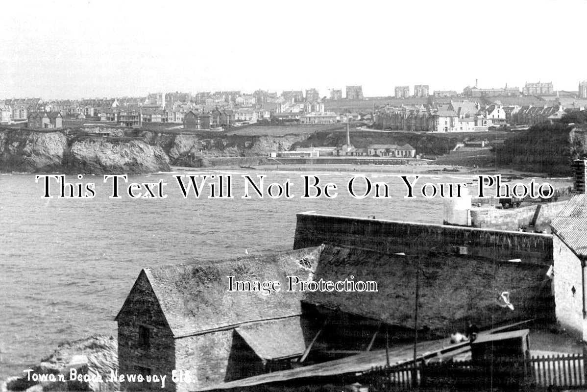 CO 2238 - Town Beach, Newquay, Cornwall