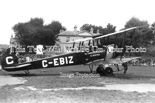 CO 2271 - The Cornwall Aviation Company, St Austell, Cornwall