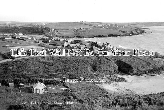 CO 2297 - Polzeath From Miniver Hill, Cornwall