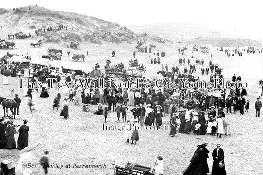 CO 2329 - Bank Holiday At Perraporth, Cornwall