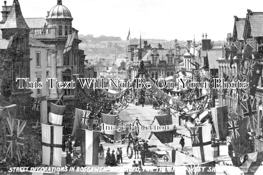 CO 2340 - Street Decorations, Boscawen Street, Truro, Cornwall