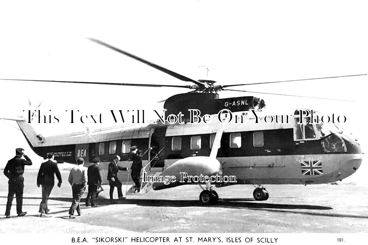 CO 2343 - BEA Sikorski Helicopter, St Marys, Isles Of Scilly