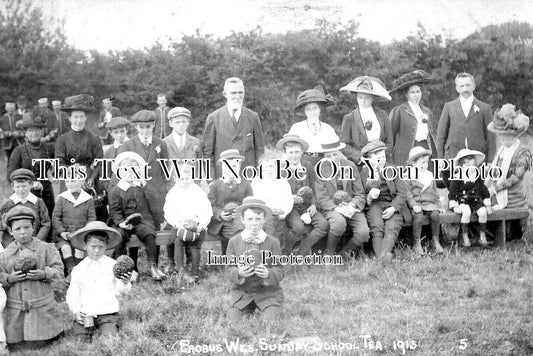 CO 2423 - Probus Wesleyan Sunday School Treat, Cornwall 1913